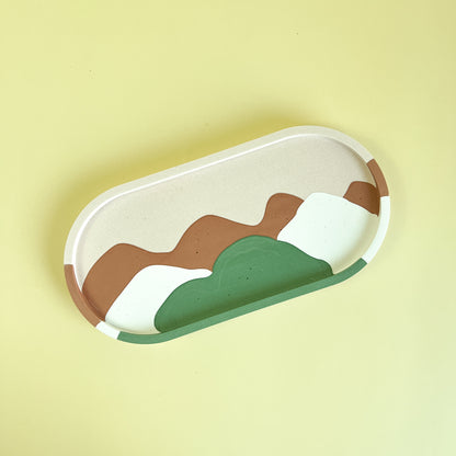 Tray OVAL (L) “HILLS”